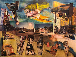 link to Emsoc a mixed media artwork by Kelly Irving, Metis artist